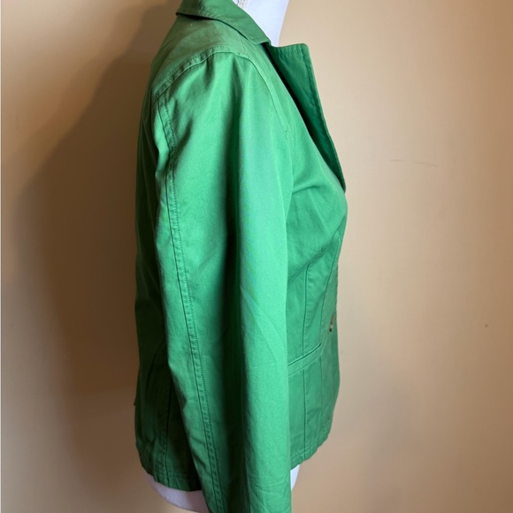 L.L. Bean Blazer Women’s size 4 Vibrant Green jacket - Picture 3 of 10